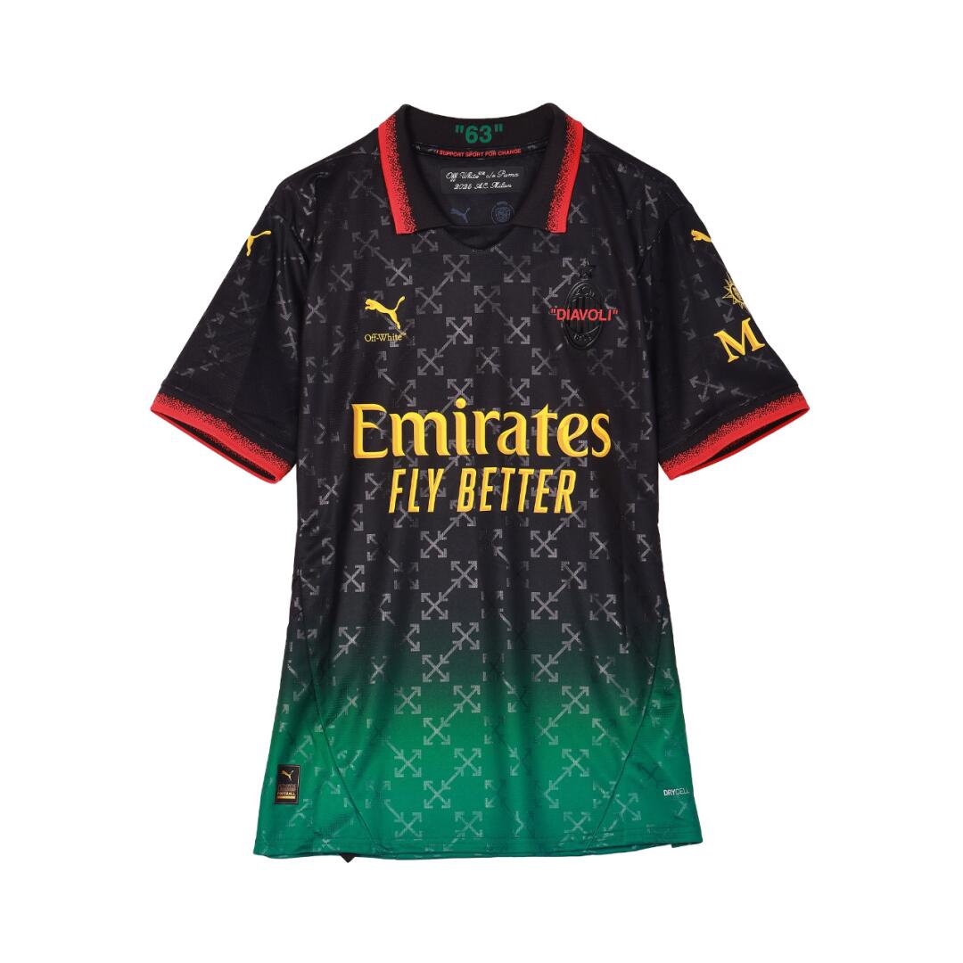 包含AC米兰发布新赛季客场球衣融入恶魔元素的词条