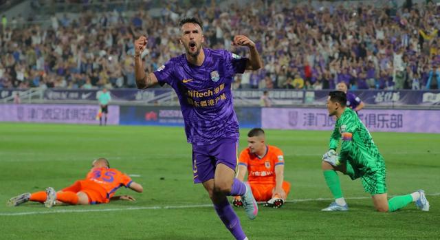 关于中超天津津门虎1-0山东泰山基莱斯破门制胜的信息